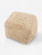 Patan Square Pouf, Natural