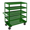 Garden Cart, 5 perforated shelves, 30-1/4 x 66-1/4 x 63-GC-2448-5-6MR-83T