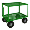 Durham 5th Wheel Garden Truck, 2 shelves, 24-1/4 x 38-3/8 x 38-1/4-GT5WT-2436-2-10SPN-83T