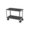 Valley Craft Two Shelf 24 x 48" Utility Cart, Gray with Mold On Casters (CALL FOR BEST PRICING)