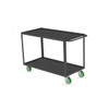 Valley Craft Two Shelf 30 x 60" Utility Cart, Gray with Poly Casters(CALL FOR BEST PRICING)