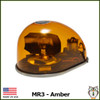 MR3 DC Rotating Beacon Light - Amber