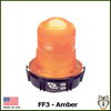 FF3 DC Flashing Light - Amber