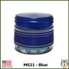 MS21 DC Strobe Warning Light - Blue