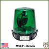 MVLP AC/DC Rotating Beacon Light - Green