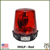 MVLP AC/DC Rotating Beacon Light - Red