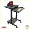 Luxor Mobile Computer Cart with Battery-Powered Device Charger (PS3945-KBEP)