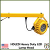 HDLED Heavy Duty LED Lamp Head mounted to a single strut dock arm