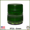 ST21 DC Strobe Warning Light - Green