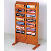 Cascade Free Standing 14 Pocket Magazine Rack