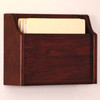 Wooden Mallet Deep Pocket Letter Size File Holder, Black