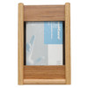 Wooden Mallet 1 Pocket Glove/Tissue Box Holder, Rectangle, Black/Mahogany
