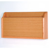 Wooden Mallet X-Ray Wall Pocket, Black/Mahogany