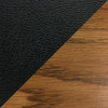 Wooden Mallet Dakota Wave Two Seat Bench, Black Vinyl, Medium Oak
