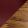 Wooden Mallet Dakota Wave Three Seat Bench, Wine Vinyl, Medium Oak