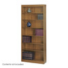 Square-Edge Veneer Bookcase - 7 Shelf