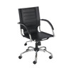 Flaunt Managers Chair Black Leather