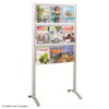 Luxe Magazine Floor Rack - 9 pocket