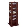 48-Pocket Solid Wood Rotating Display