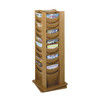 48-Pocket Solid Wood Rotating Display