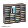 E-Z Stor Wood Literature Organizer, 36 Compartments