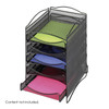 Onyx 5 Drawer Mesh Literature Organizer