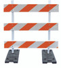 POWER POST&trade; TYPE III BARRICADE KITS - 4' Boards with EG Sheeting ONE SIDE OF BOARDS