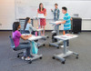 Student Desk  - Sit Stand Desk with Crank Handle