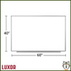 60"W x 40"H Wall-Mounted Magnetic Whiteboard (WB6040W) - Dimensions
