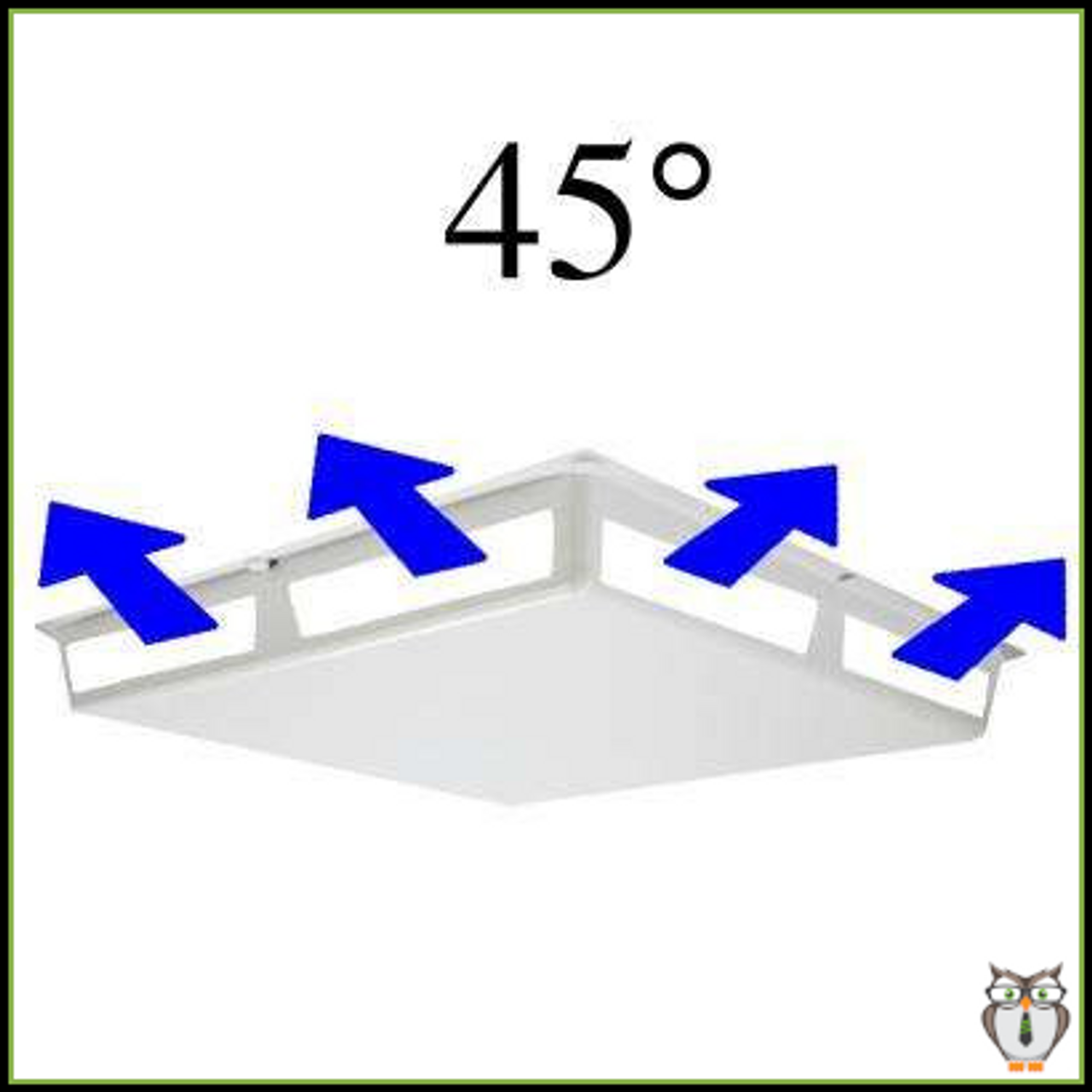 Elima-Draft - 45 Degree Commercial Vent Cover (24" x 24")