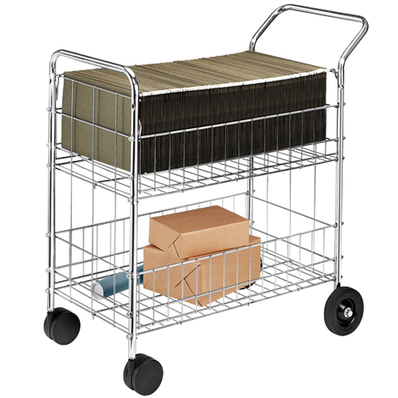 Mail Cart - Chrome