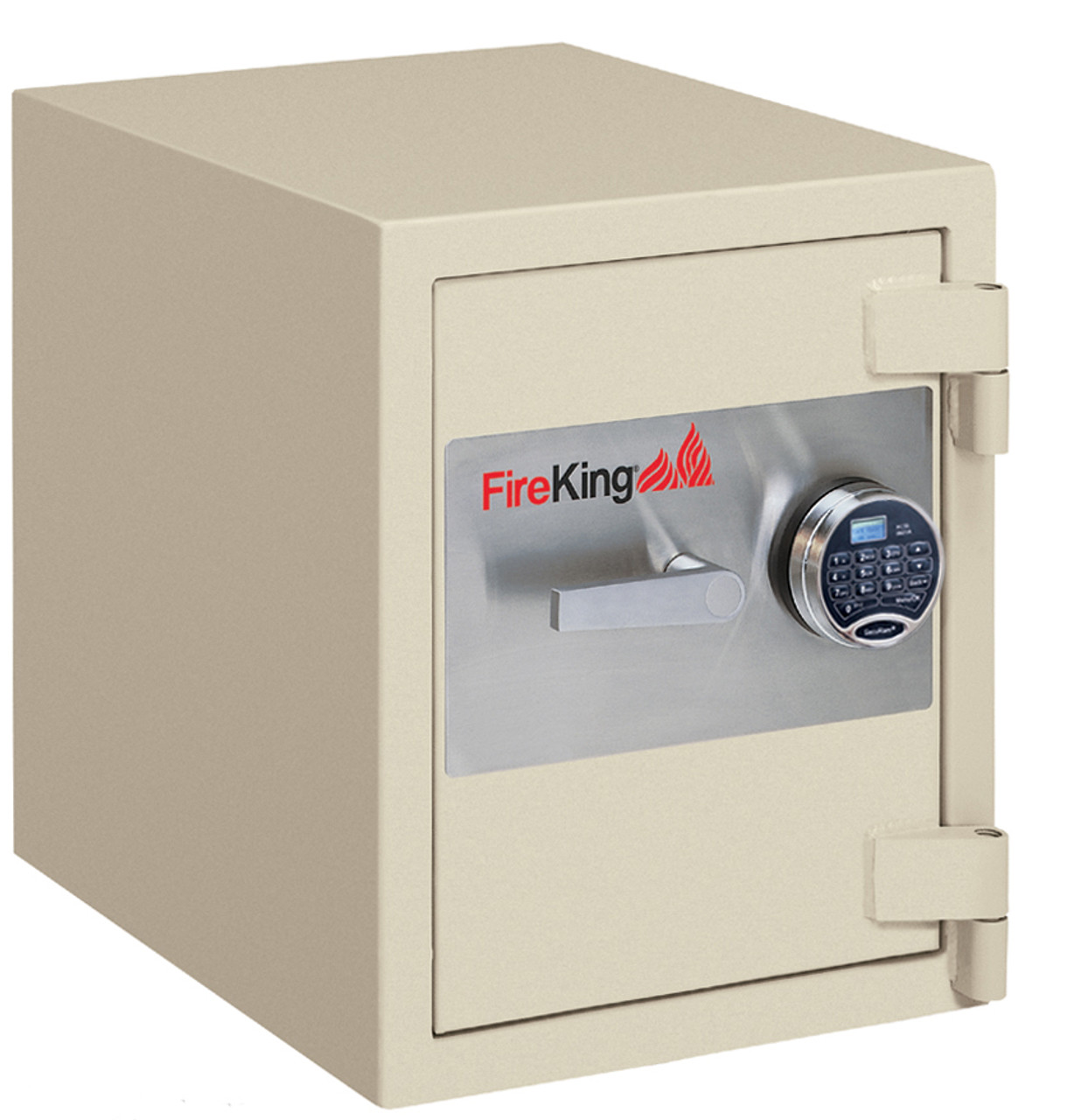 FireKing 1-Hour Fireproof 1.3 cu. ft. RSC Burglary Security Electronic Keypad Lock Safe, Taupe FB1612