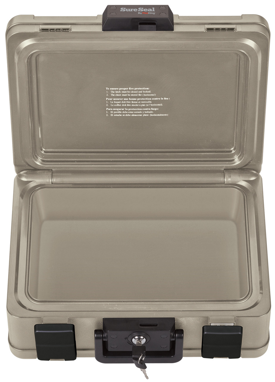 Fireking SS103 Fire and Waterproof Chest 15.9w x 12.4d x 6.5h Taupe