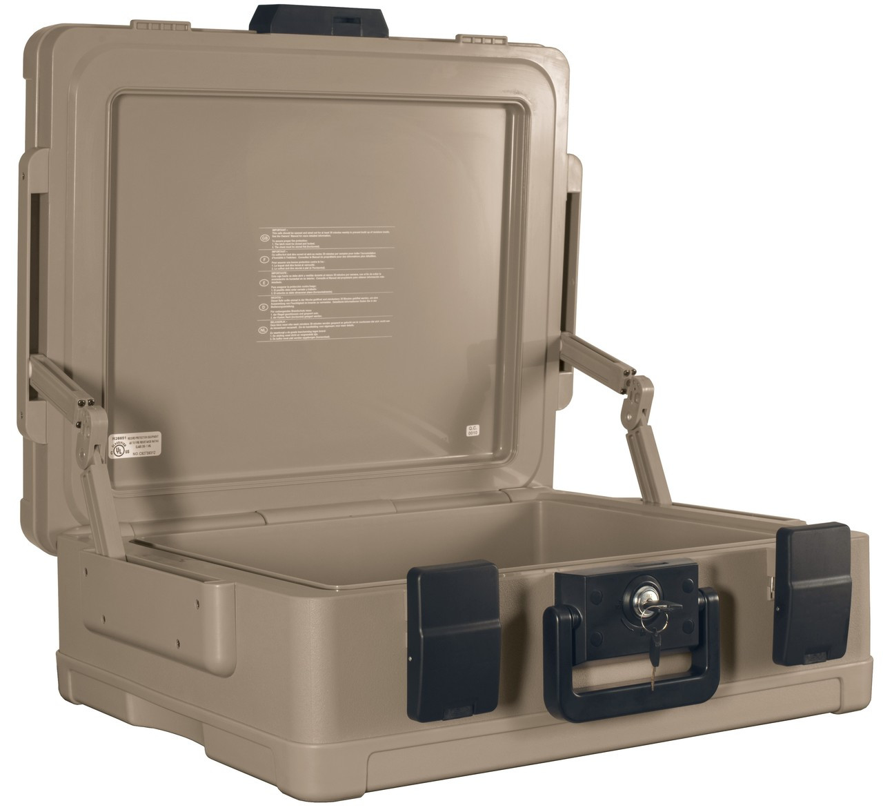 Fireking Fire and Waterproof Chest 0.38 ft3 19-9/10w x 17d x 7-3/10h Taupe SS104