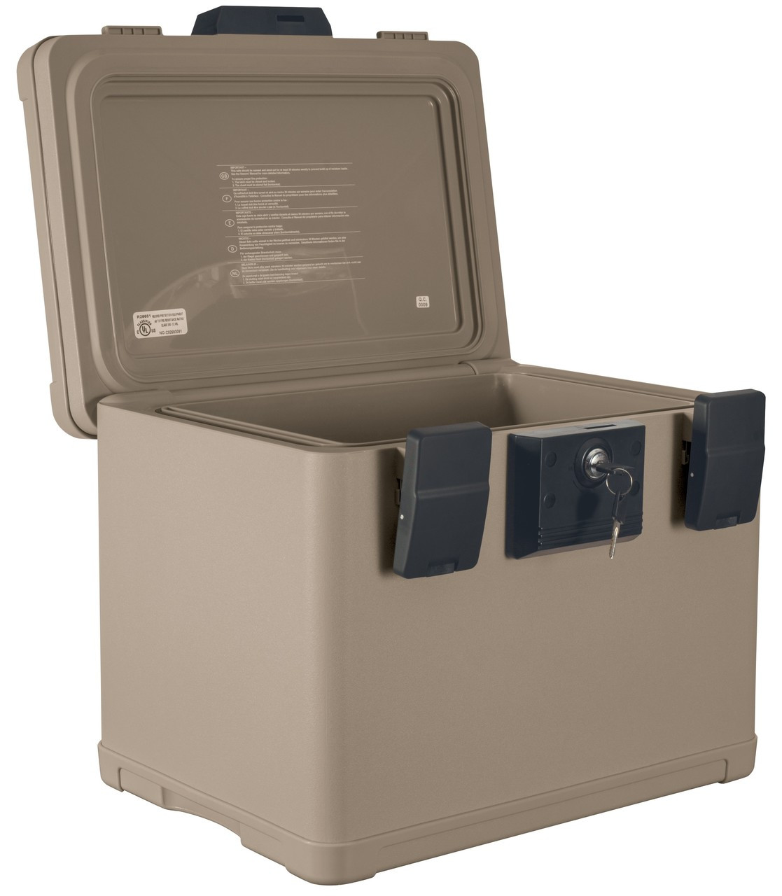 Fireking Fire and Waterproof Chest 0.60 ft3 16w x 12-1/2d x 13h Taupe SS106