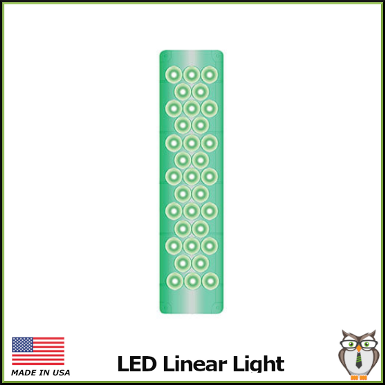 LED Linear Light - Green "Go"