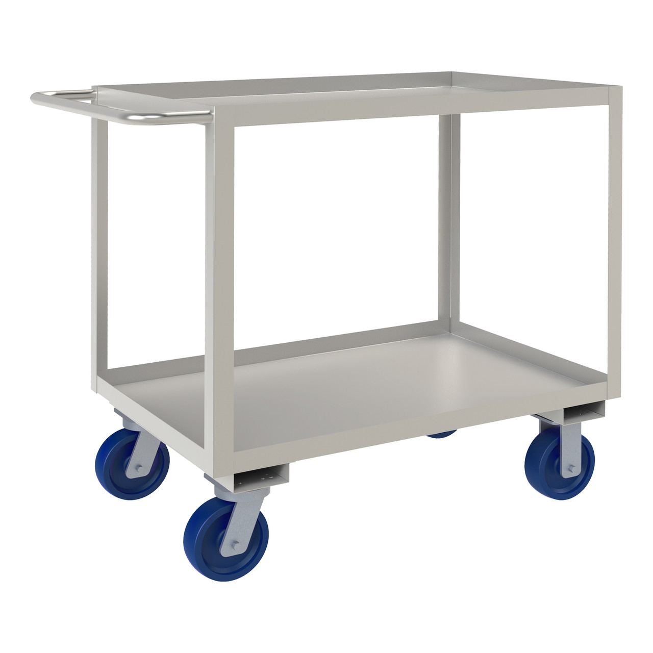 Durham Stainless Steel Stock Cart, 2 shelves, 24-1/8 x 42 x 36