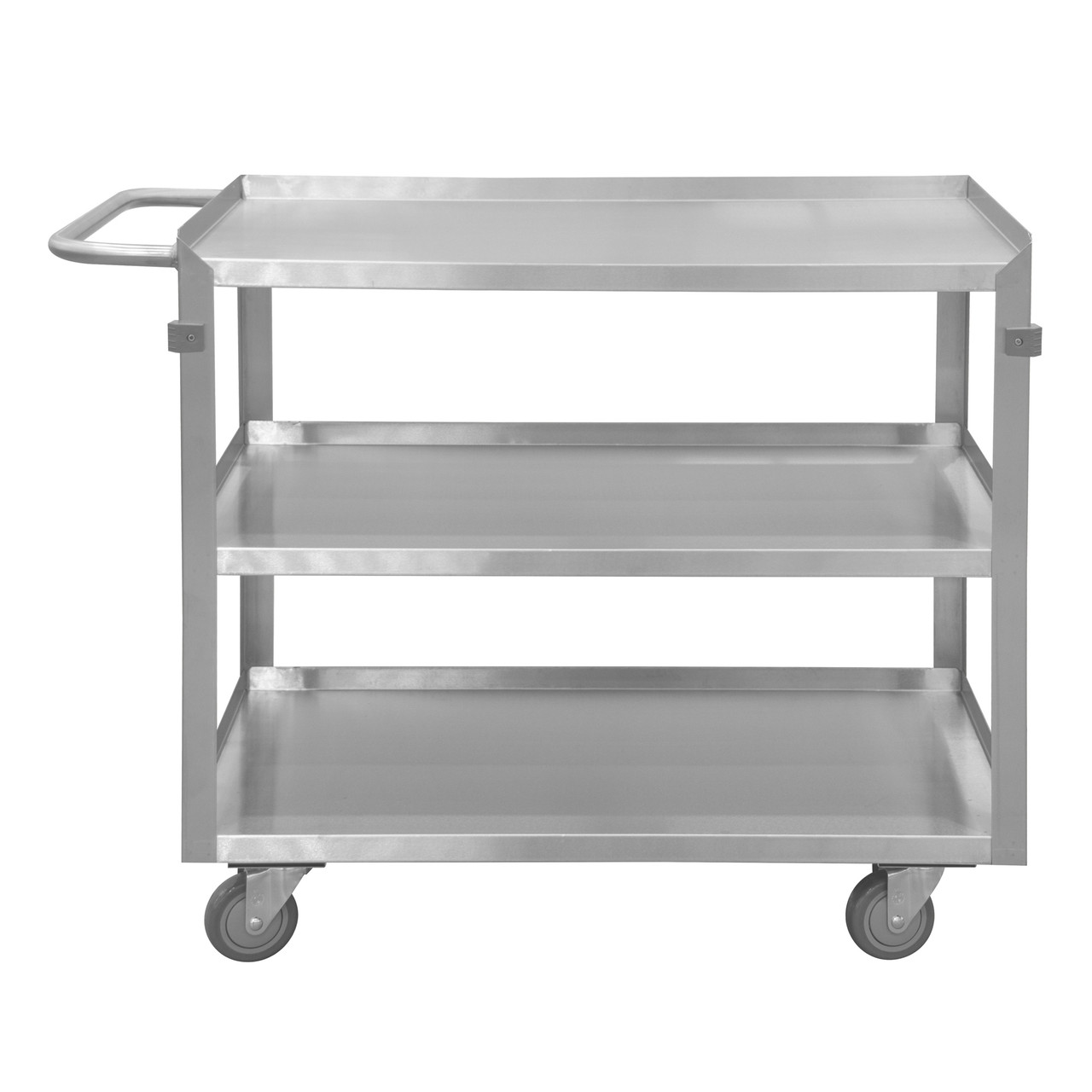 Durham Stainless Steel Stock Cart, 3 shelves, 16-3/4 x 36-7/16 x 34