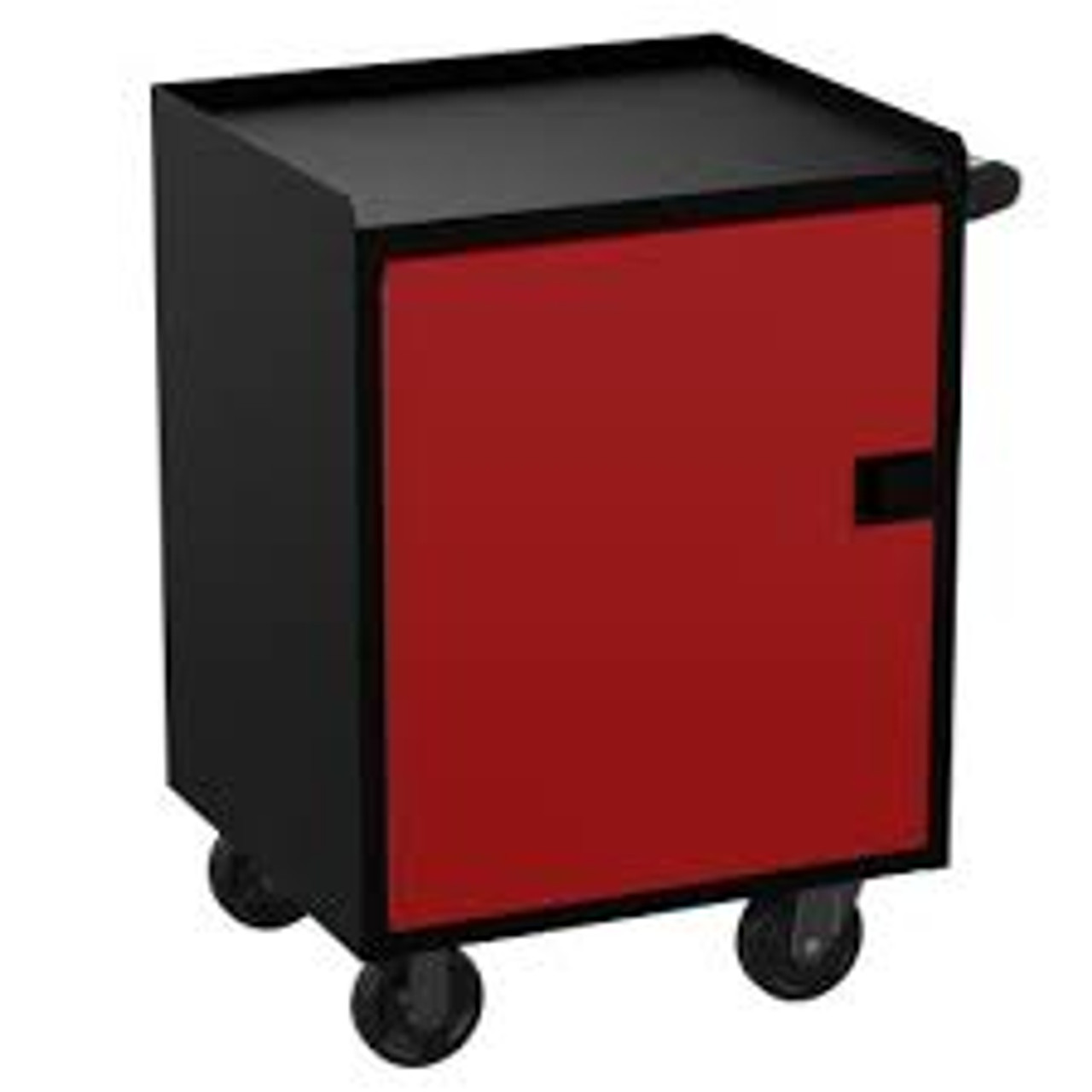 Valley Craft 24" Deluxe Mobile Workbench - Door Black/Red  (CALL FOR BEST PRICING)