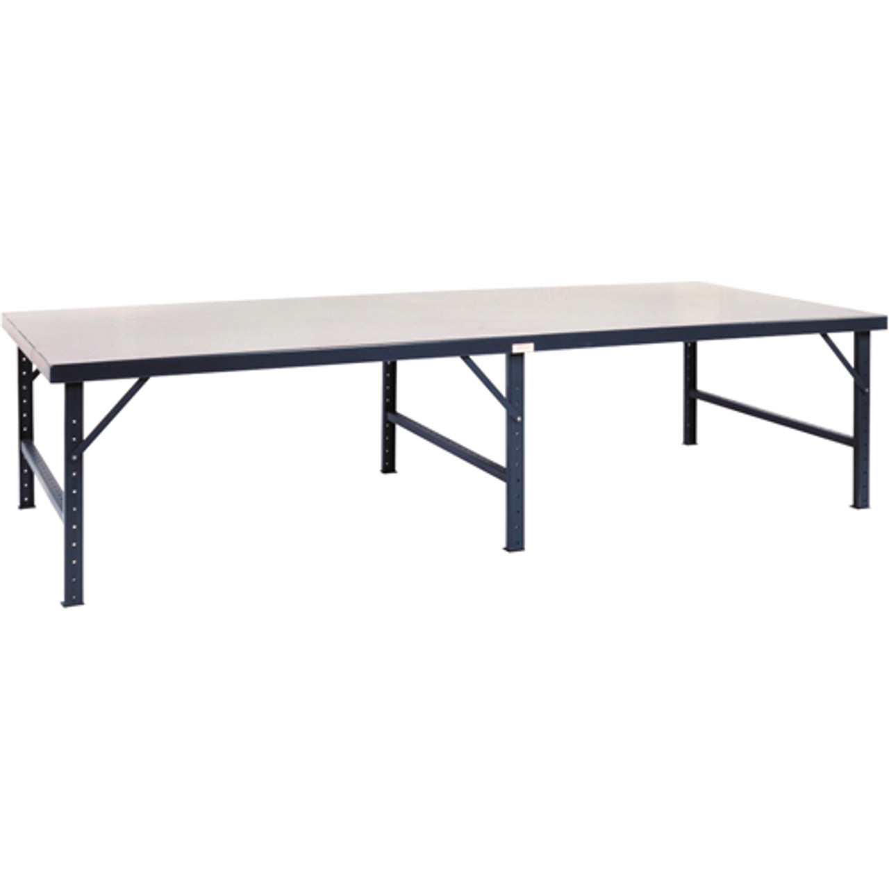 Valley Craft Work Table 28"Wx120"L steel top  (CALL FOR BEST PRICING)