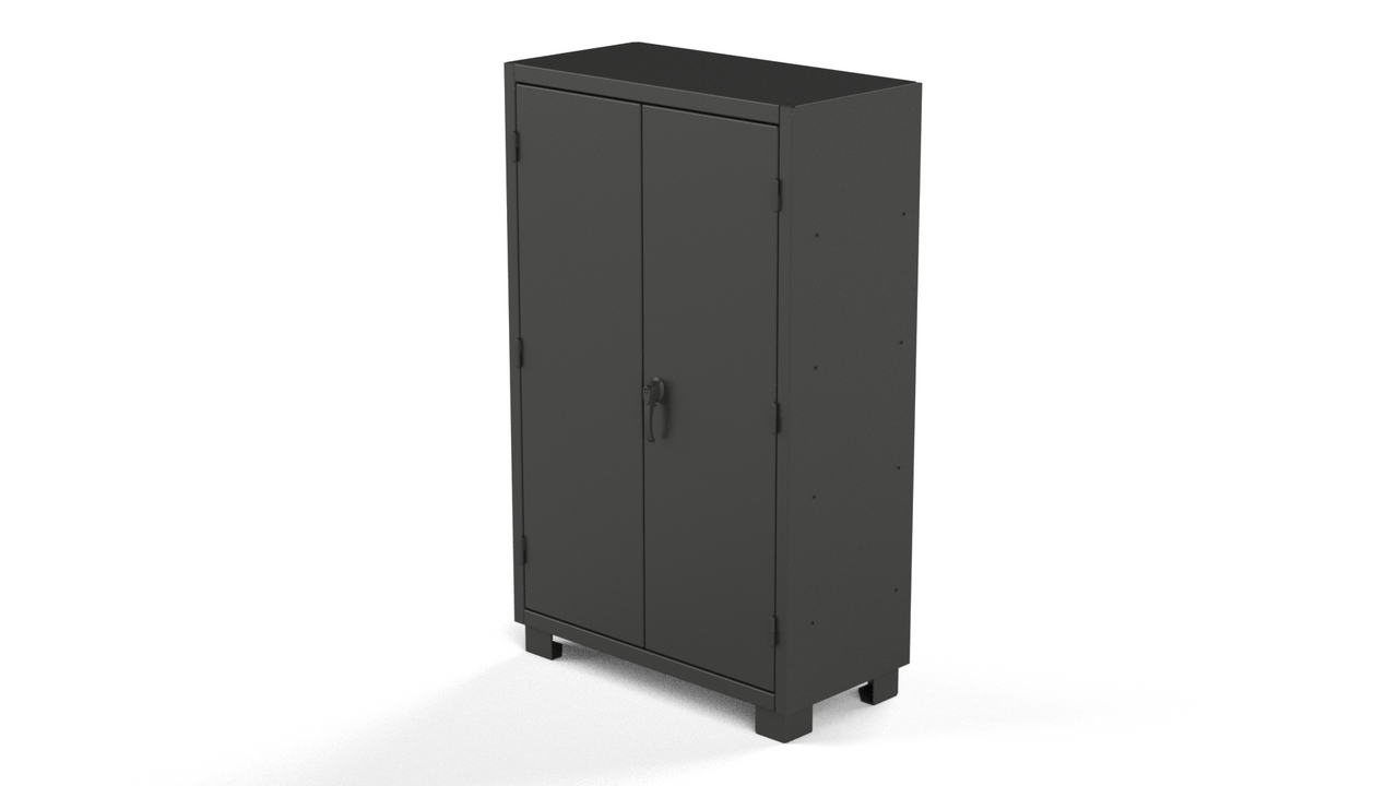 Valley Craft 12-Gauge Heavy Duty Cabinet 60 x 24 x 72" With Bins(CALL FOR BEST PRICING)