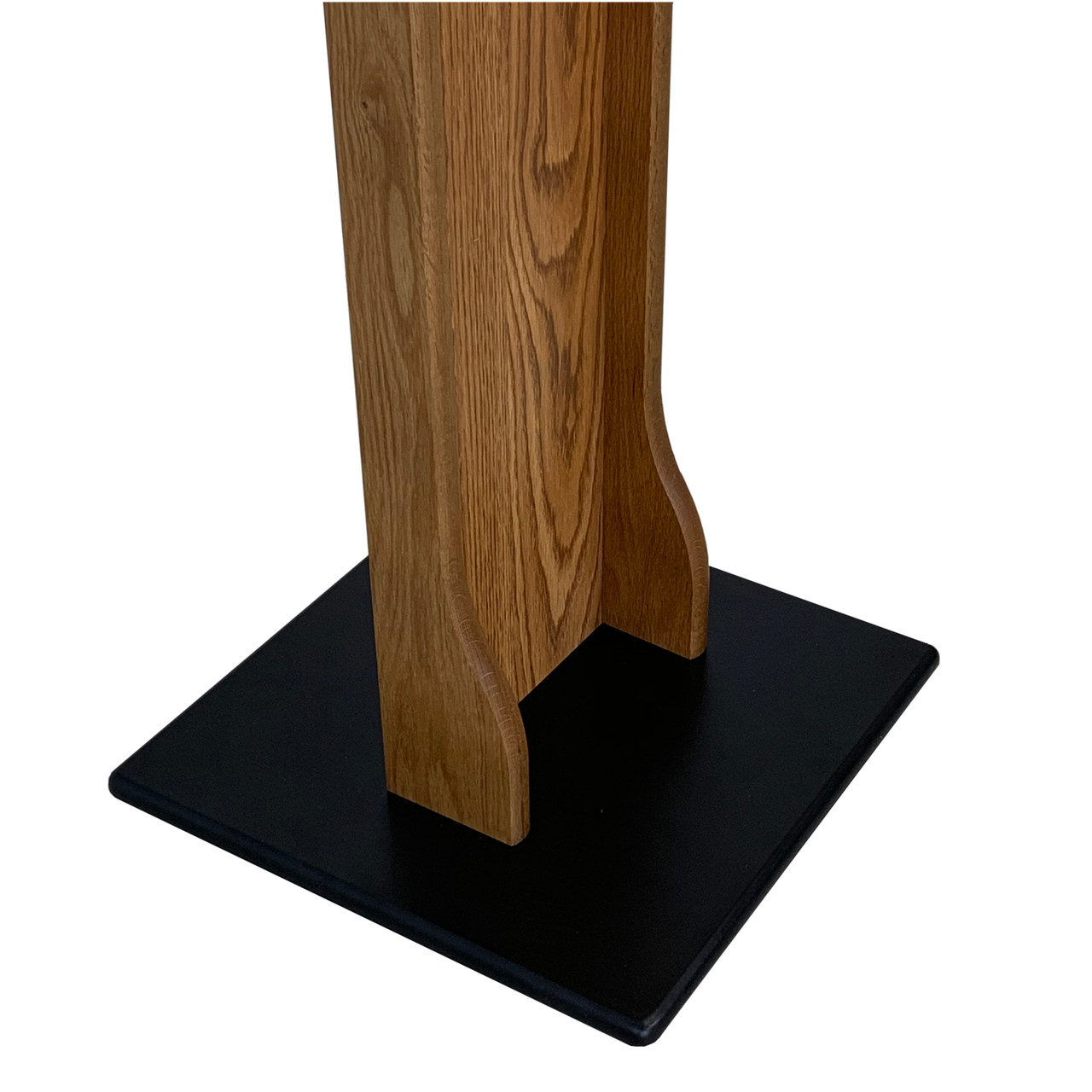 Hand Sanitizer Dispenser Stand, Elegant Design-Medium Oak
