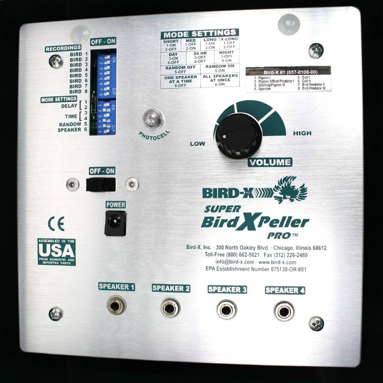 Super Birdxpeller Pro-Sonic SBXP-PRO-B-Repels: Crows, Blackbirds, Grackles, Cormorants, and Ravens