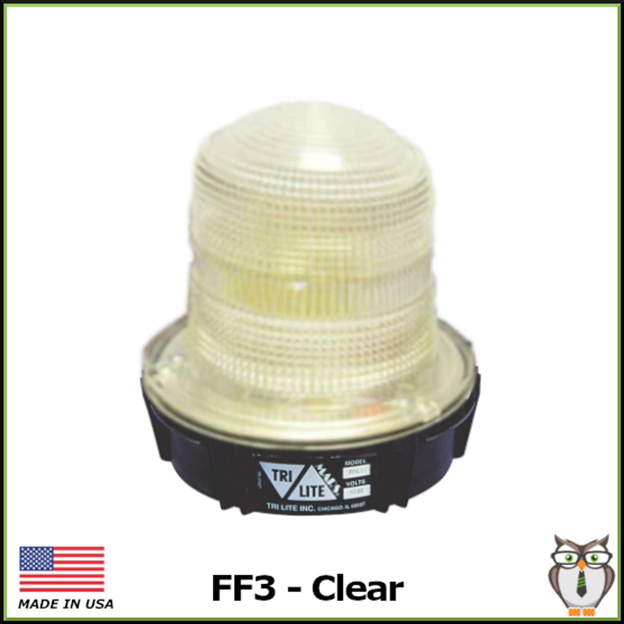 FF3 DC Flashing Light - Clear