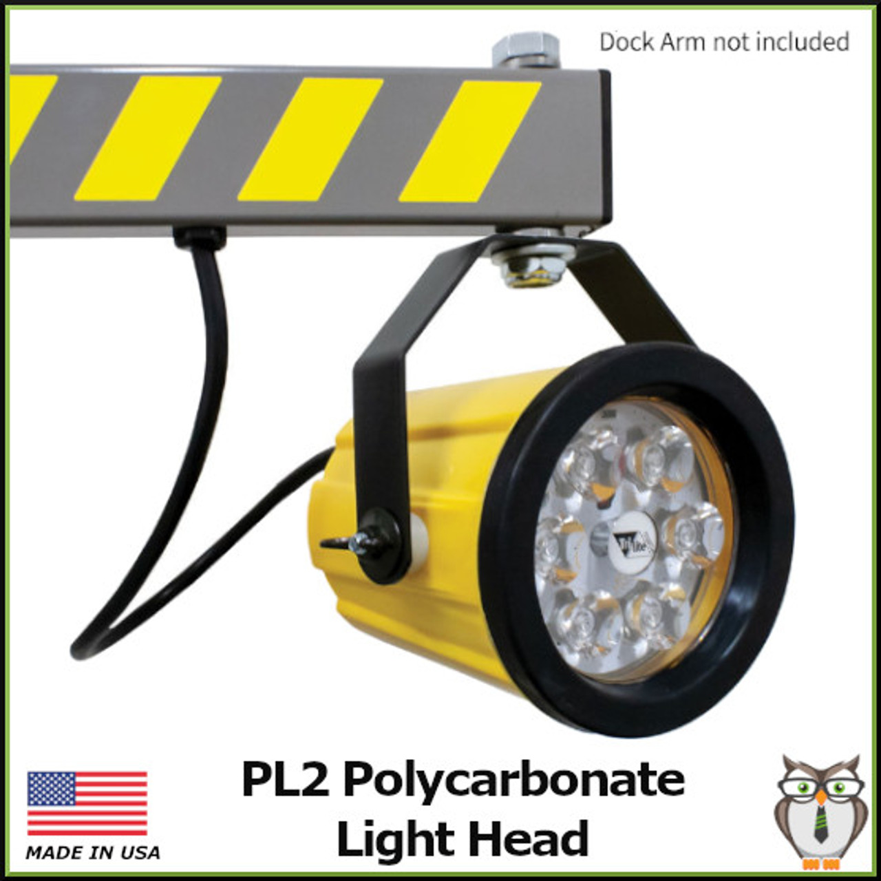 PL2 Polycartbonate Light Head mounted on a 