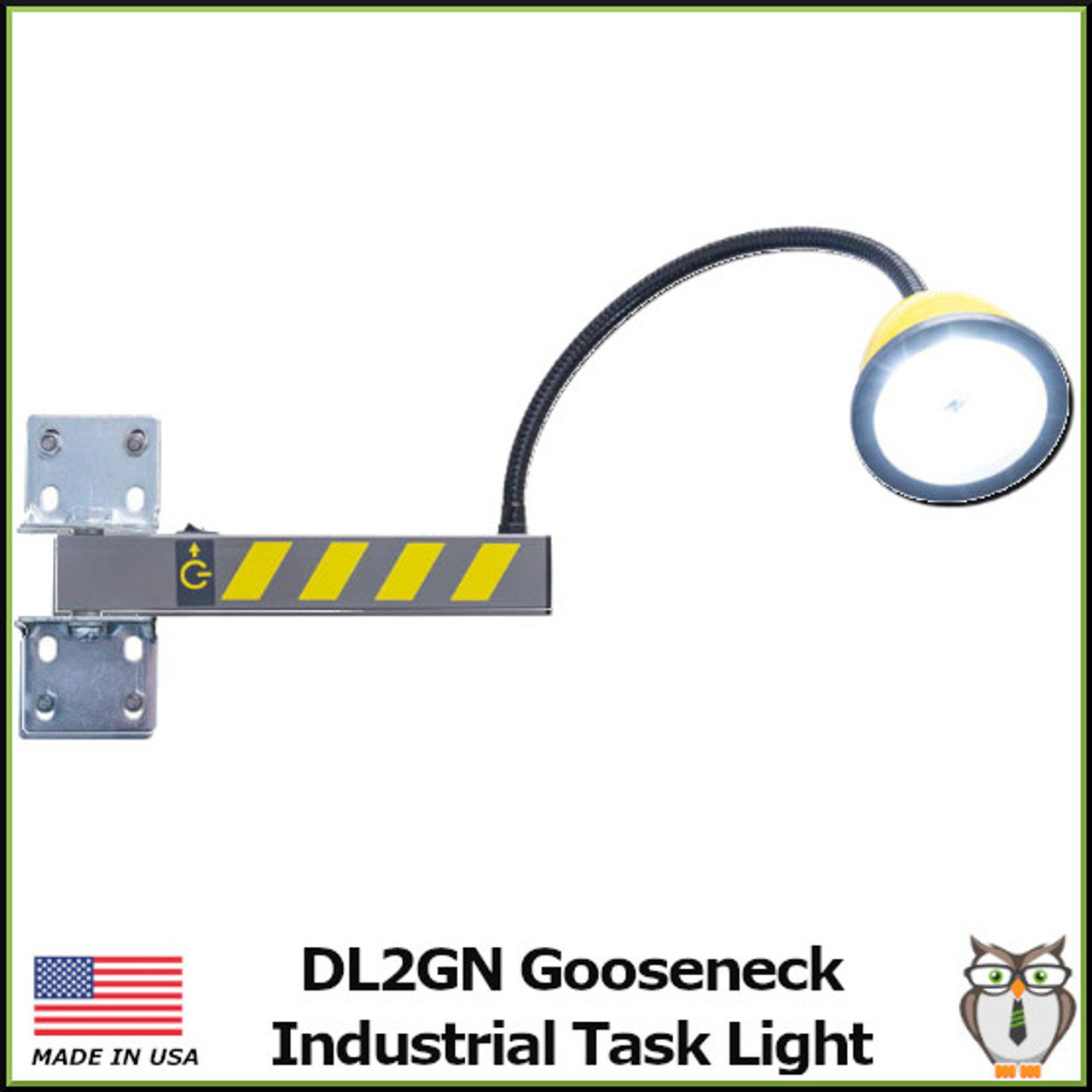 DL2GN Gooseneck Industrial Task Light Illuminated