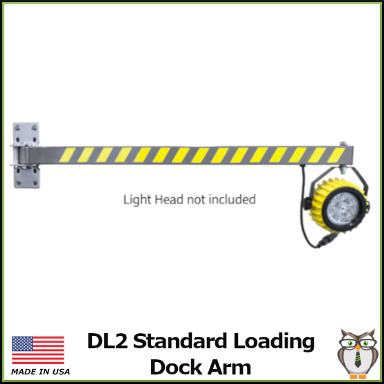 DL2 Standard Loading Dock Arm with Heavy Duty LED Lamp Head
