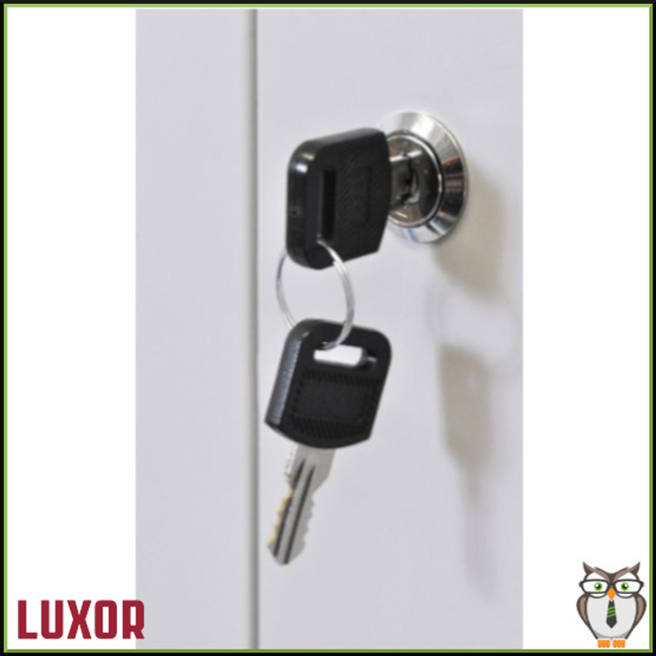 Luxor 16-Tablet Wall / Desk Charging Box (LLTMW16-G) - Key Lock