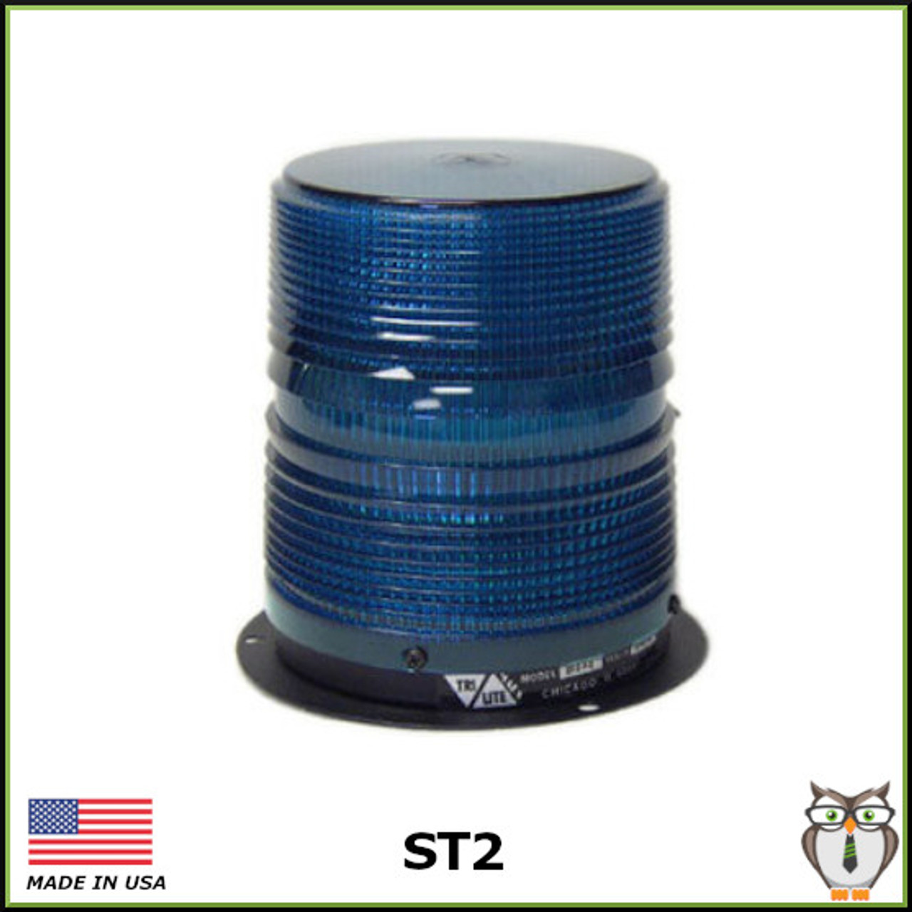 ST2 AC Strobe Warning Light - Blue