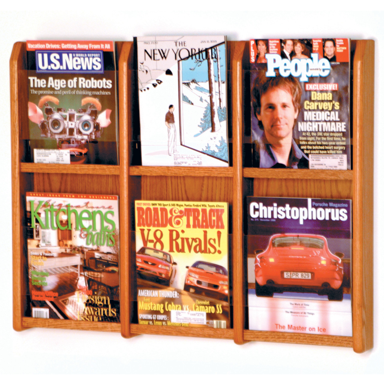 Divulge 6 Magazine Wall Display